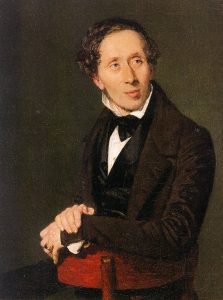 Hans Christian Andersen in 1836, by Christian Albrecht Jensen